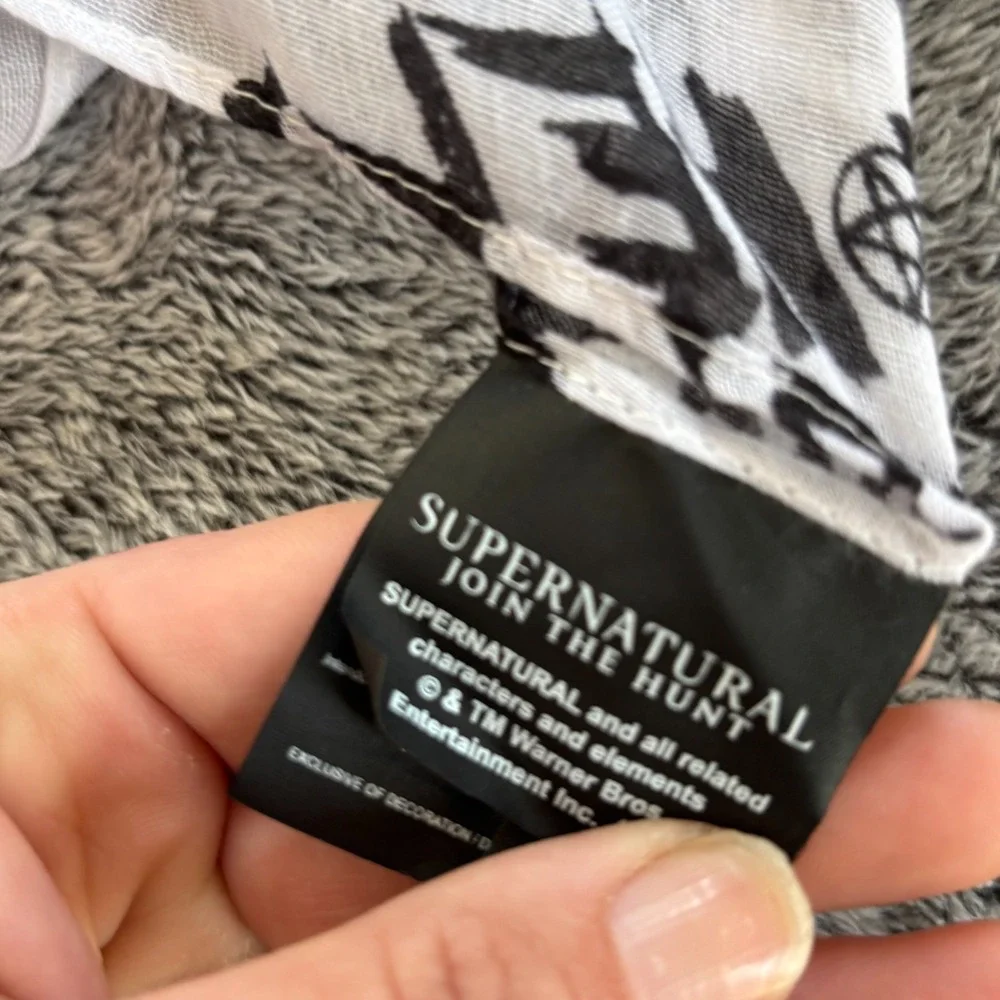 Supernatural Join the Hunt Large Scarf Wall Hanging To Hell and Back‎ 18997x